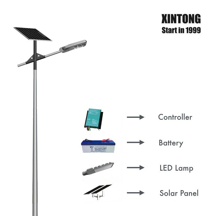Réverbère solaire 10M 80W