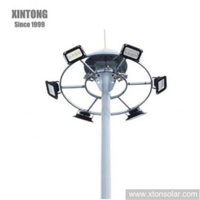 Lampe d'extérieur à haut mât à LED de 25 m avec système de levage