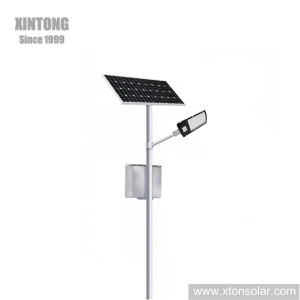40W extérieur imperméable à l’eau du crépuscule à l’aube lampe led lumières solaires de rue