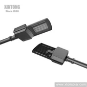 Tout en deux lampadaire solaire LED extérieur 30W 40W 50W 60W 70W 80W